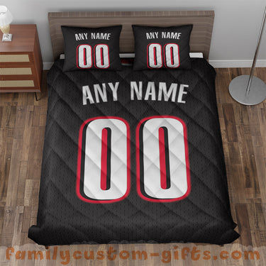 Custom Quilt Sets Portland Jersey Personalized Basketball Premium Quilt Bedding for Men Women